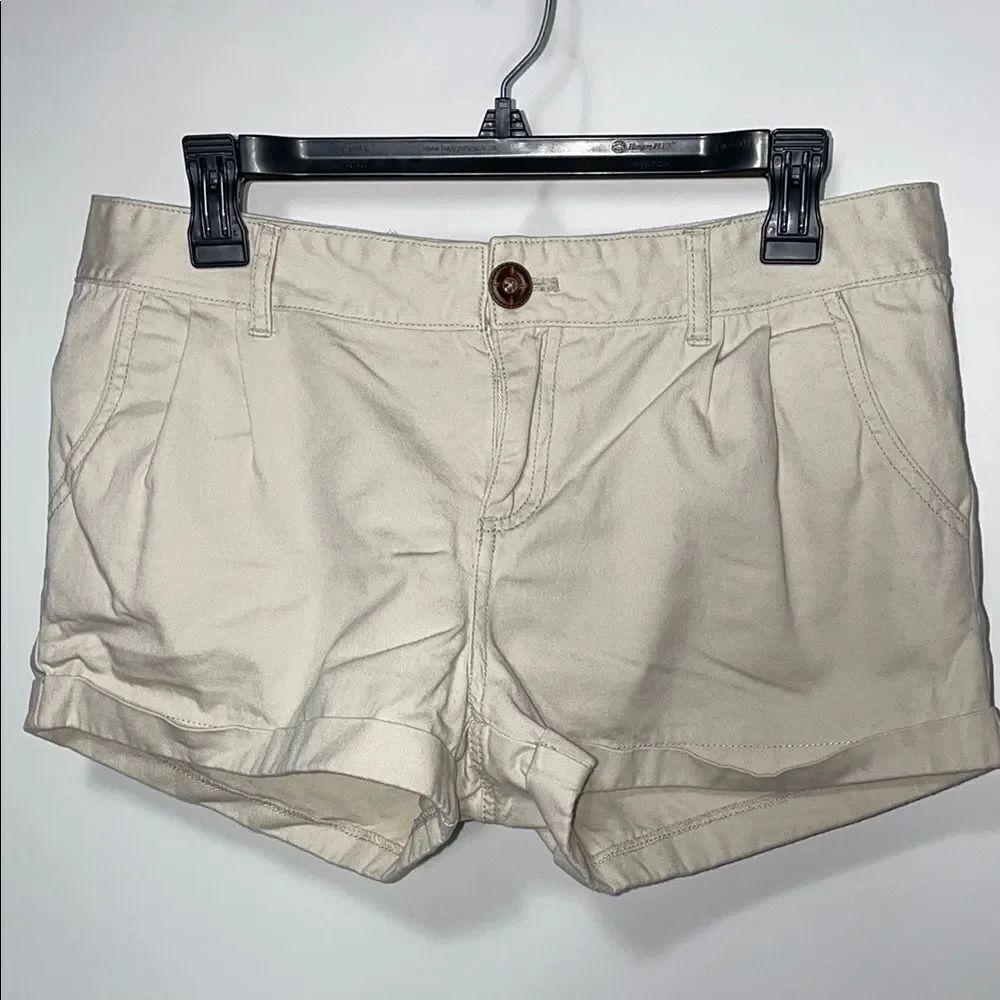 Forever 21 Cream High Waist Summer Shorts